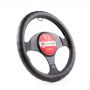 Оплетка на руль Autoprofi AP-1912 BK (M) M 37—39 см экокожа черный